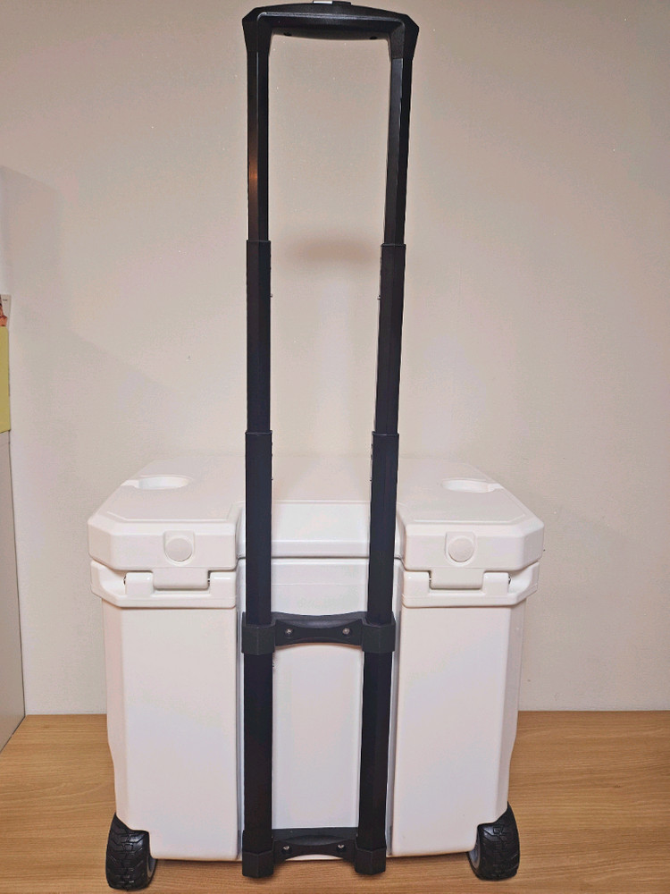 (미사용)락앤락 35L 쿨러, 화이트 캐리어형 아이스박스 이미지