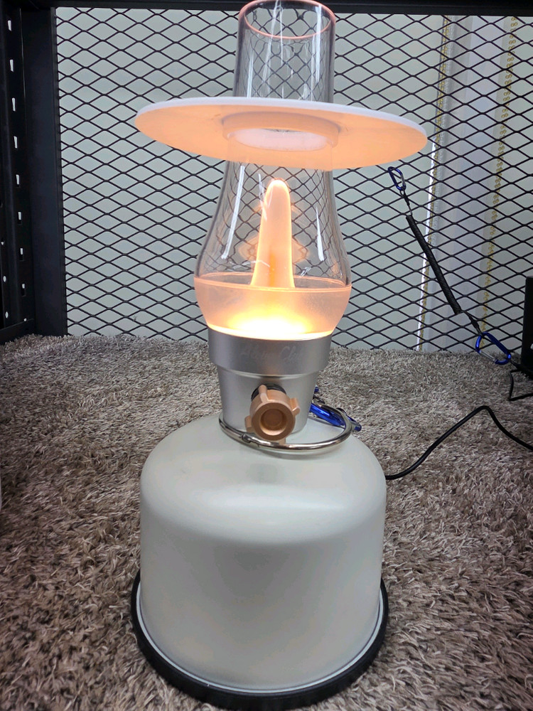 LED 랜턴 조명 캠핑 화이트/블랙 이미지