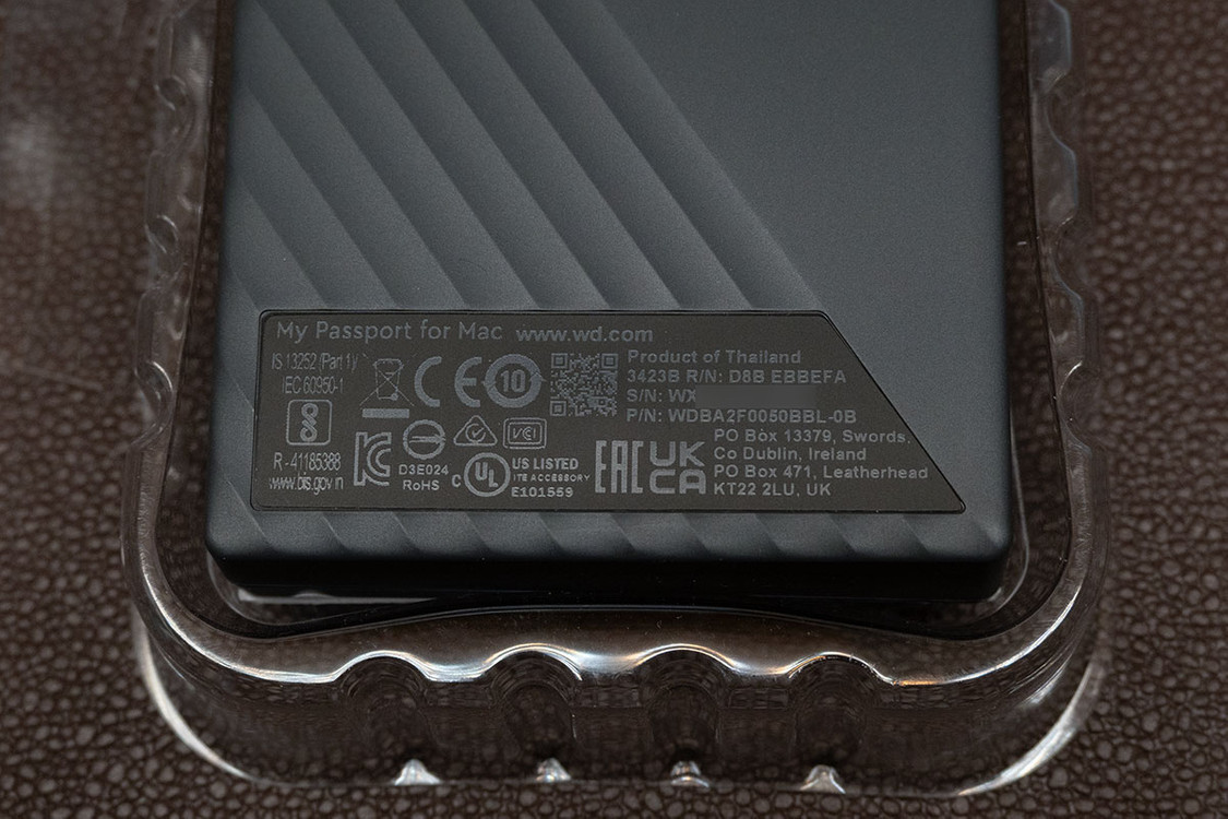 WD 마이 패스포트 외장하드 5TB 맥 사용 가능 My Passport for Mac 이미지