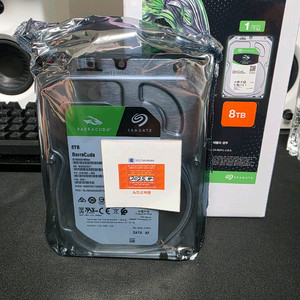 시게이트 바라쿠다 8TB 이미지