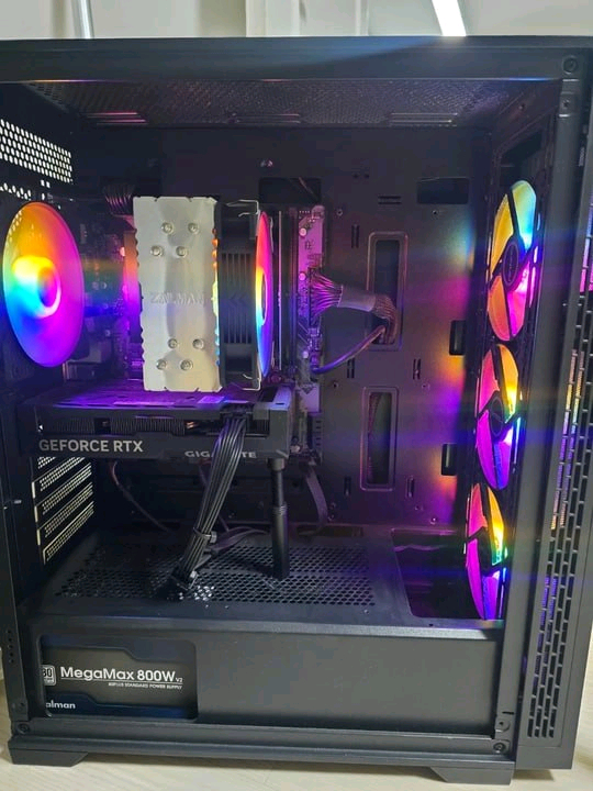 라이젠 7500F RTX 4060 ti 게이밍 컴퓨터 본체 PC 이미지