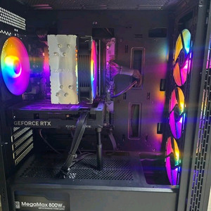 라이젠 7500F RTX 4060 ti 게이밍 컴퓨터 본체 PC 이미지