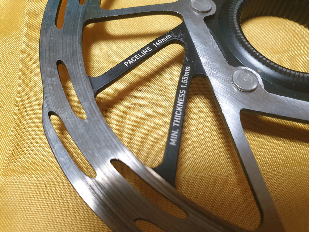 스램 160mm 디스크 로터 2개, 센터락 이미지