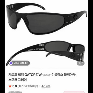 가토즈 랩터 블랙 선글라스 스모크 그레이 이미지