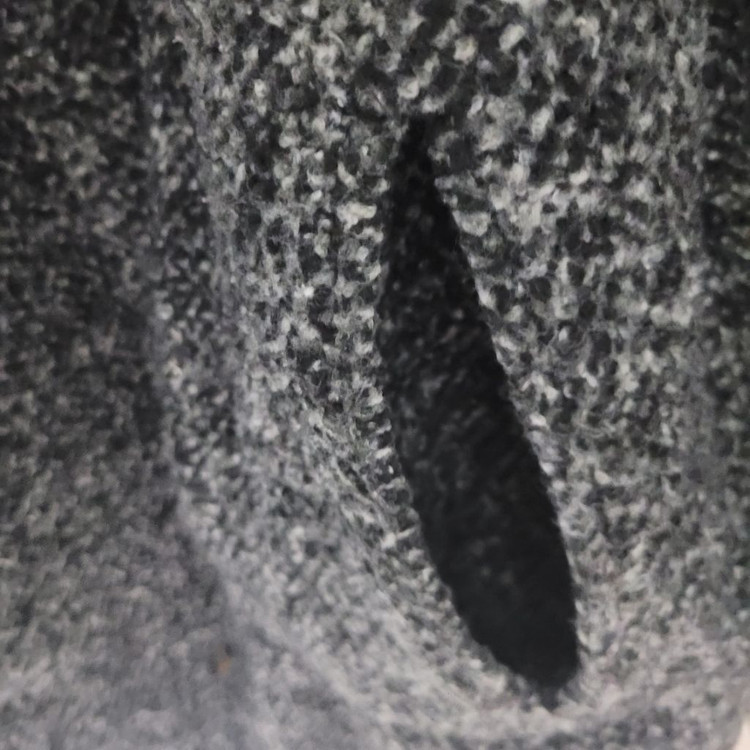 숄카라 헤링본 코트 자켓 가디건 이미지