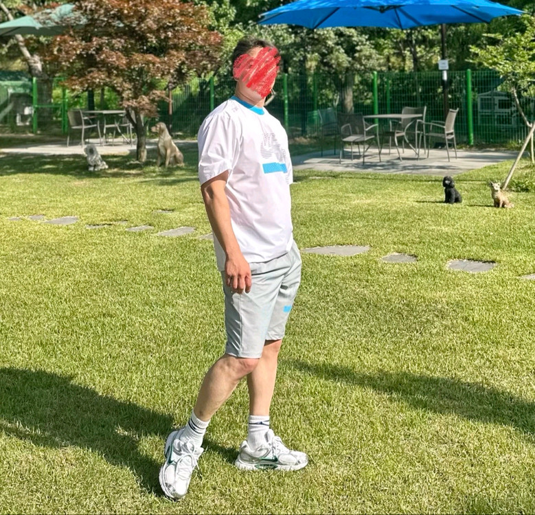 나이키 남성 골프 세트 air 우븐 반팔티 반바지 이미지