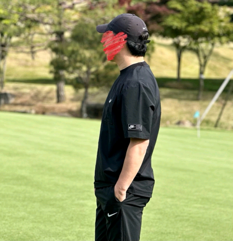 나이키 남성 골프 세트 우븐 트레이닝 반팔티 팬츠 이미지