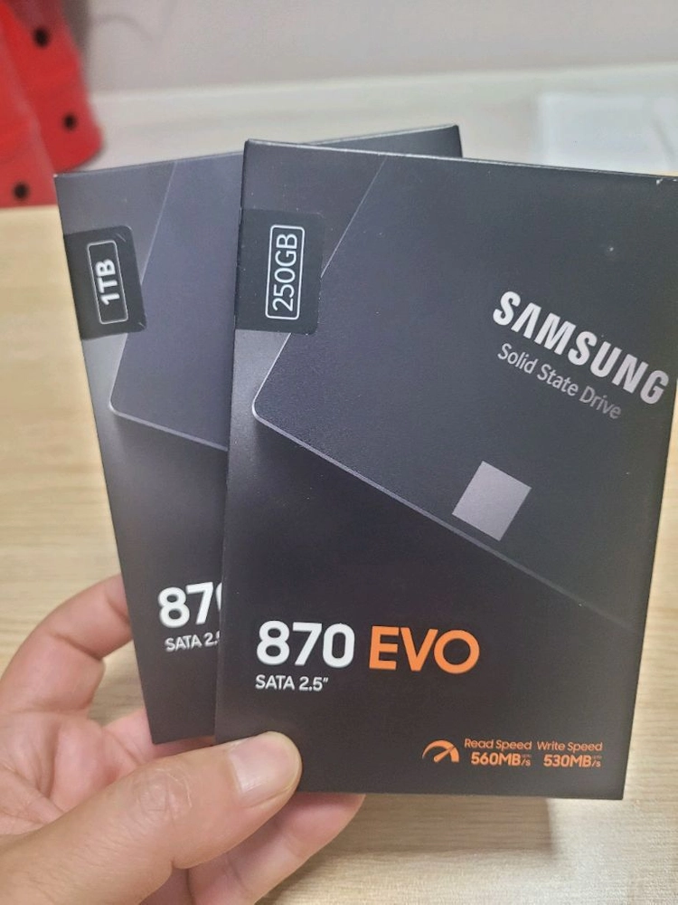 삼성 870 EVO SSD 1TB/500GB/250GB 수랑한정! - 안심되는 중고거래
