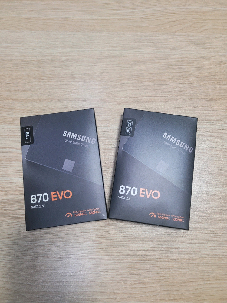 삼성 870 EVO SSD 1TB/500GB/250GB 수랑한정! 이미지