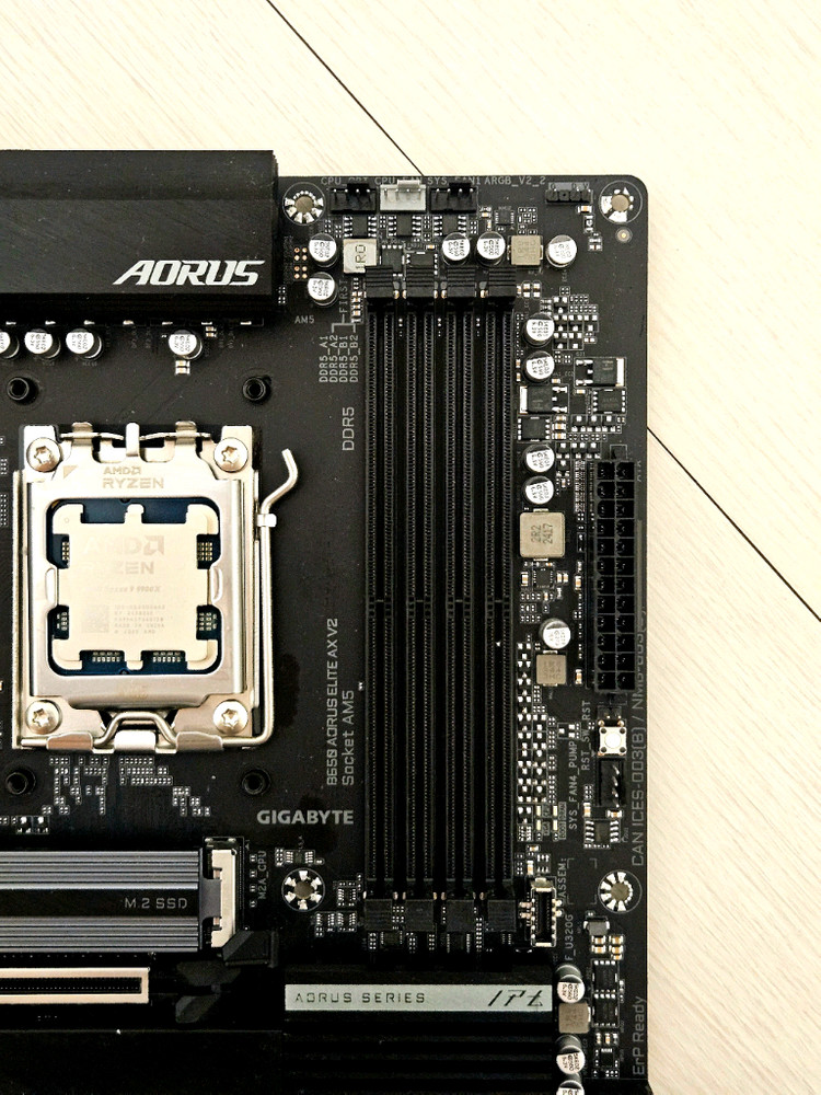 라이젠9 9900X + B650 AORUS ELITE D5 보드셋 각개가능 이미지