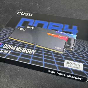 미개봉 고클럭 램 CUSU DDR4 3600MHz 32GB(16GB2) 이미지