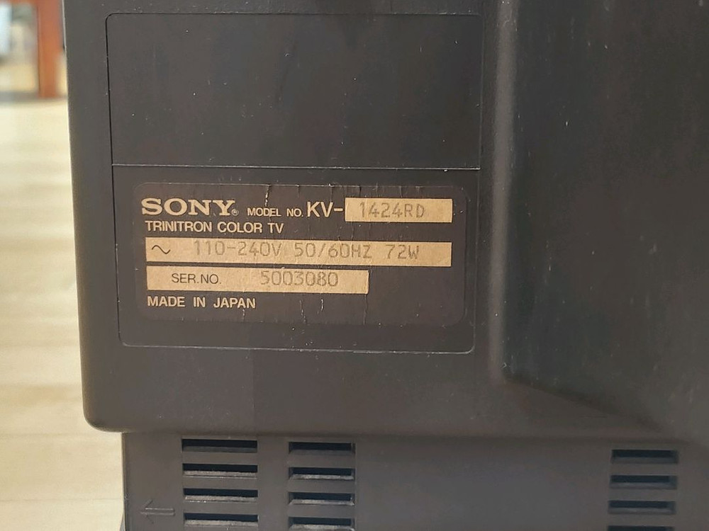 SONY 소니 트리니트론 KV-1424RD 14인치 TV 모니터 게임용 이미지