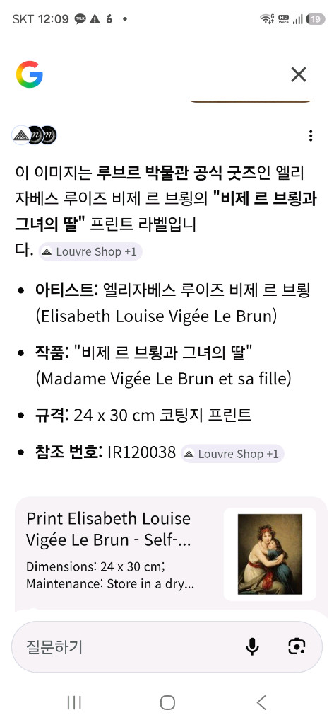 루브르 박물관 소유 명화 그림 복사본2 이미지