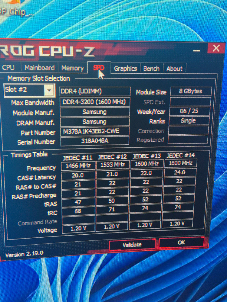 PC 데스크탑 삼성 DDR4 8GB 3200 25년6주차 램 메모리 이미지