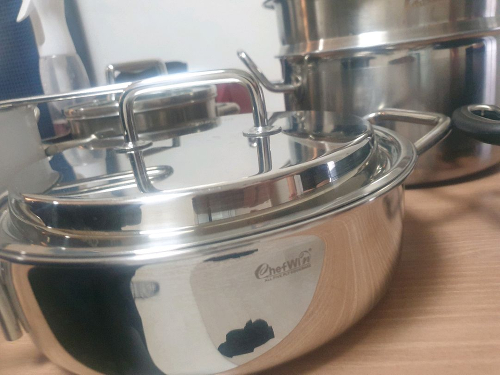 AMT EVASOLO ELO CHEFWIN 냄비 찜솥 세트 이미지