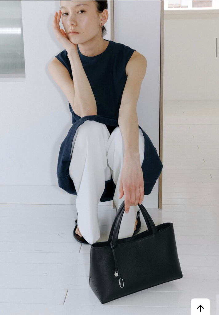 드메리엘 Serena Tote Bag 세레나 토트백 블랙 이미지