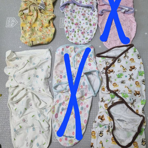 출산용품 일괄 신생아 젖병 수유용품 베개 양말 모자 속싸개 겉싸개 손싸개 양말 스와들 등 이미지