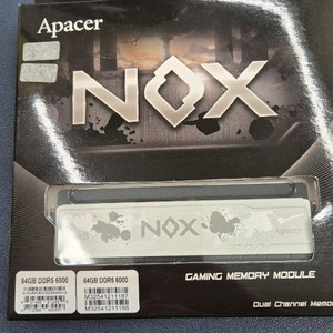 APACER NOX DDR5 6000 32GB x 2 총 64GB 이미지