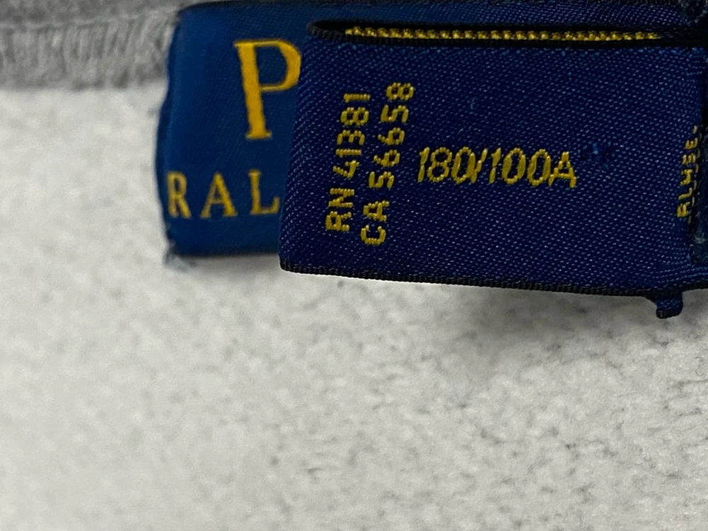 남성 폴로 기모 맨투맨 라지 사이즈 그레이 Polo Ralph Lauren 셔츠 이미지