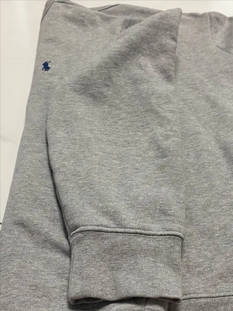 남성 폴로 기모 맨투맨 라지 사이즈 그레이 Polo Ralph Lauren 셔츠 이미지