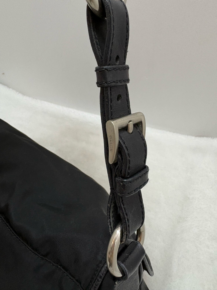 프라다 블랙 나일론 숄더백 토트백(정품) 이미지