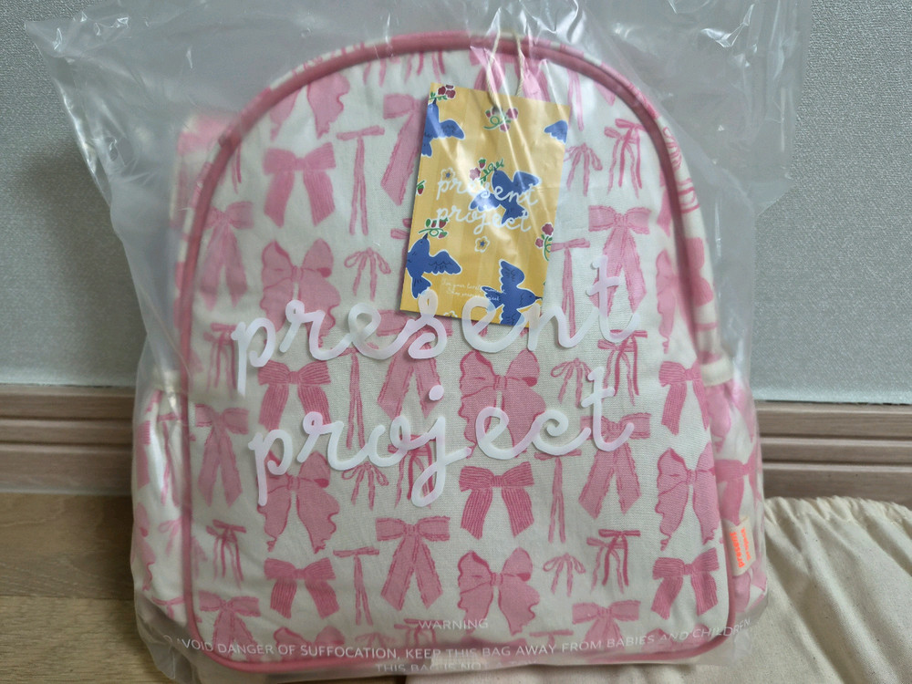 프레젠트프로젝트 핑크리본 리틀백팩 이미지