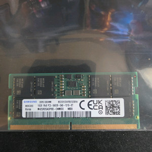 삼성 DDR5 16GB 5600MHz 노트북 램 이미지