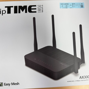 ipTIME AX3000Q WiFi6 유무선 공유기 새상품 미개봉 이미지