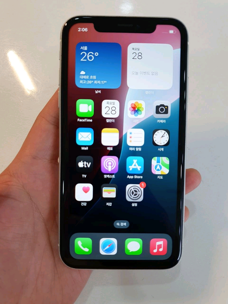 아이폰XR 64G 무잔상 상태굿 중고폰 공기계 이미지