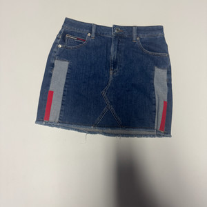 여성 타미 Tommy 진스 빈티지 패턴 데님 미니 스커트 치마 26 이미지
