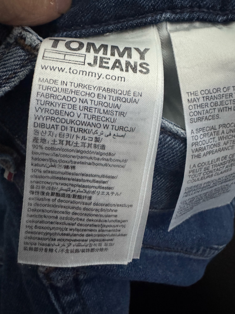 여성 타미 Tommy 진스 빈티지 패턴 데님 미니 스커트 치마 26 이미지