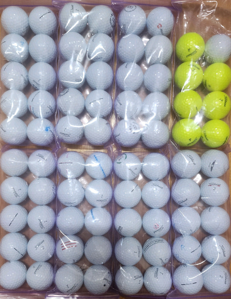 신형 타이틀리스트 PROV1 A급 로스트볼 골프공 78알 이미지