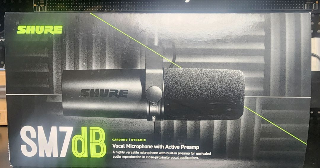 슈어SM7dB 정품 마이크 SHURE 미개봉 새상품 삼아정품 이미지