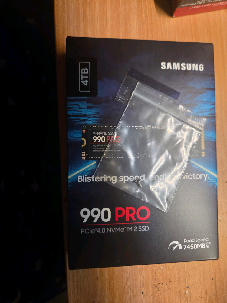 samsung Ssd 990pro NVMe M.2 SSD 4TB 이미지
