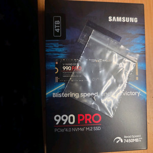 samsung Ssd 990pro NVMe M.2 SSD 4TB 이미지