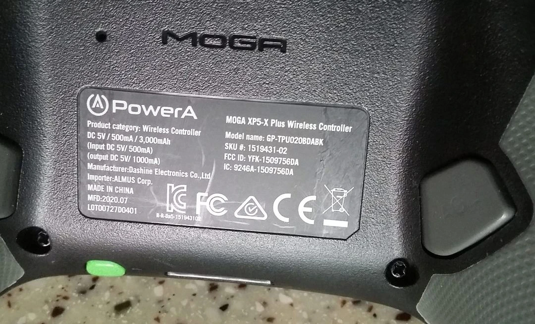 블루투스 게임 패드 조이스틱 MOGA XP5-X Plus, 글랩 Glap(하자 있음), 엑스박스 360 유선 이미지