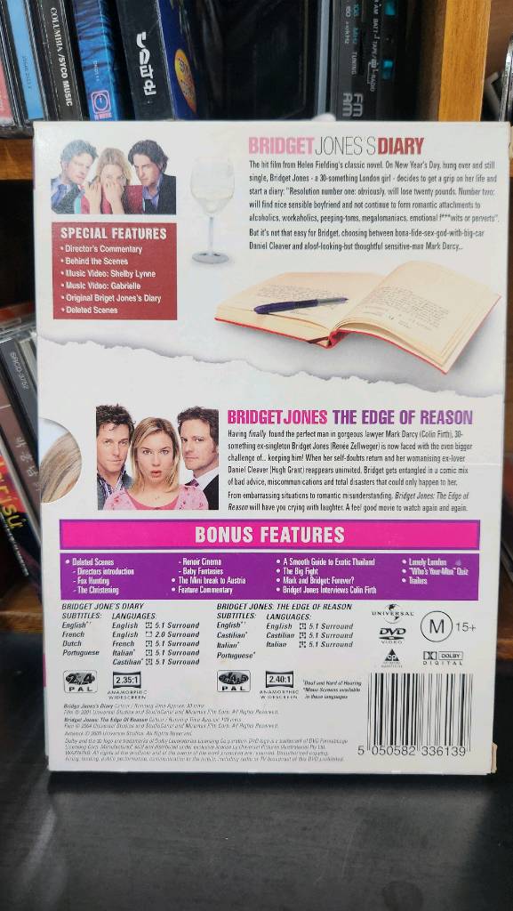 브릿지존스 다이어리 DVD (한글자막 없음) 이미지