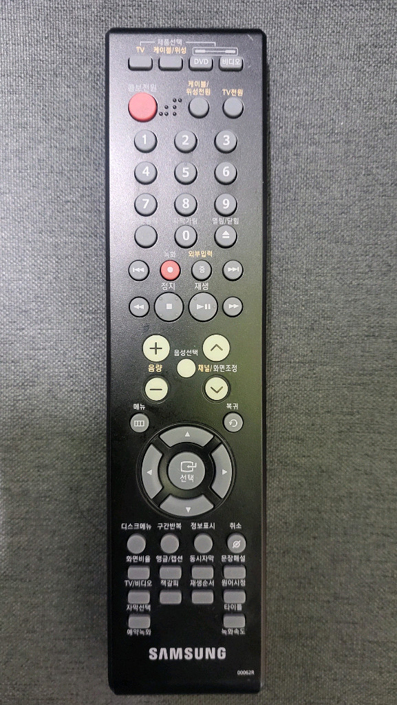 삼성 정품 DVD+VCR 콤보 리모컨 00062R 이미지