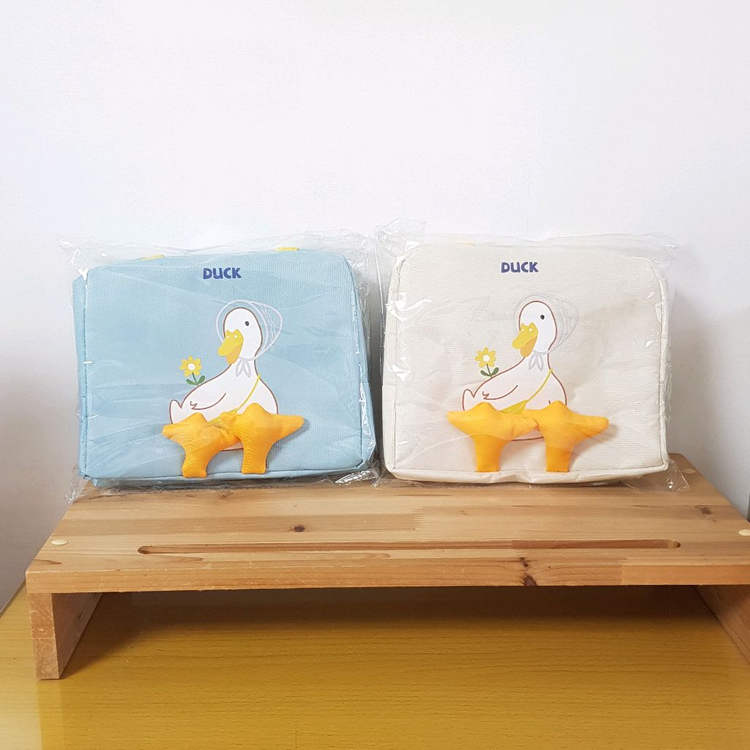 오리 캐릭터 보온보냉백 도시락 가방 어린이집 유치원 보냉백 이미지