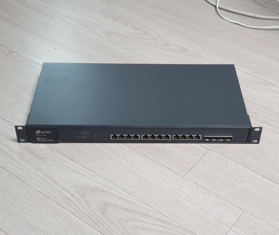 TPLINK 10G 16포트 스위치 허브 - T1700X-16TS 10기가 SFP+ / RJ45 이미지