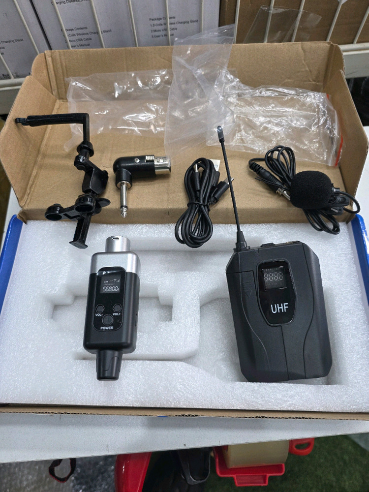 새상품 UHF 헤드셋 마이크 무선 송수신기 세트 이미지