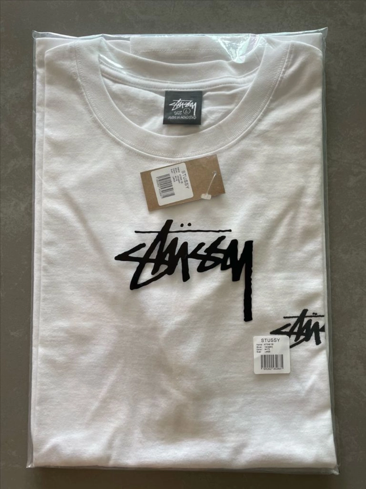 스투시 키튼 반팔 티셔츠 화이트 [L,XL] 이미지