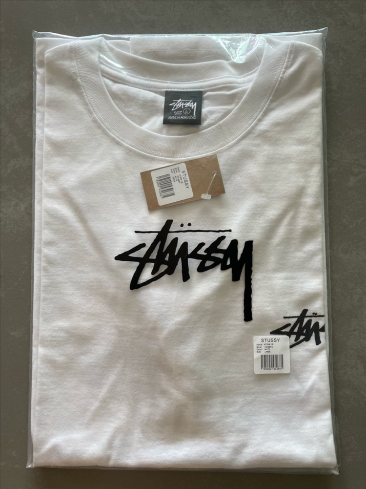 스투시 키튼 반팔 티셔츠 화이트 [M,L,XL] 이미지