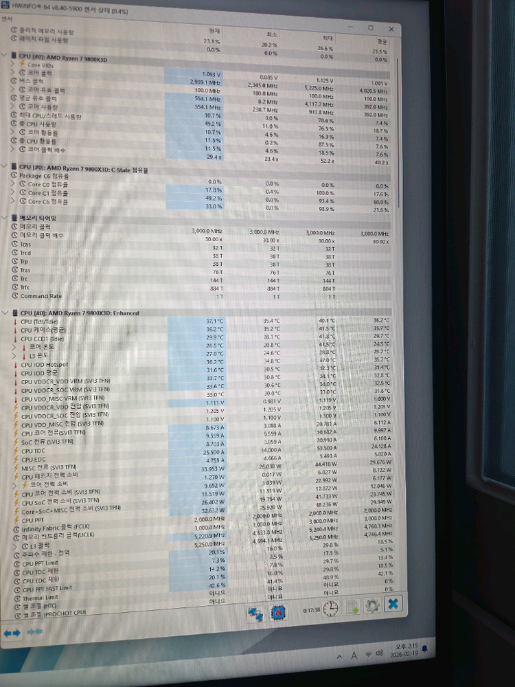 고사양 조립PC 게이밍본체 9800x3d 5070ti 이미지