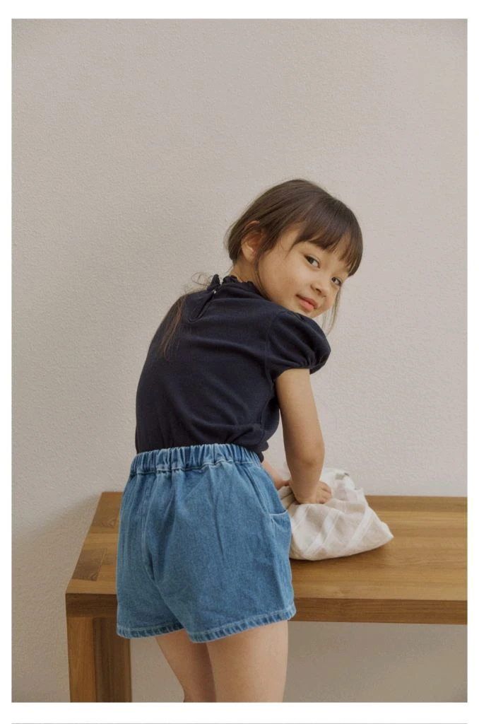 (1회 착용,새제품 컨디션-35%) 소예 모모 티셔츠 - 네이비(S) 이미지