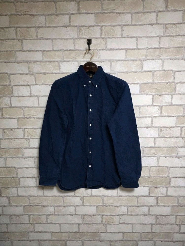 RRL 더블알엘 인디고 가먼트 트윌 워크셔츠 류준열 이동휘 가죽 뉴스보이 무스탕 폴로 랄프로렌 이미지