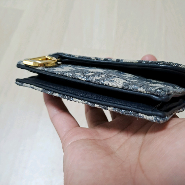 [100%/정품] 디올 새들 오블리크 자카드 카드지갑, 디올지갑,디올카드지갑 이미지
