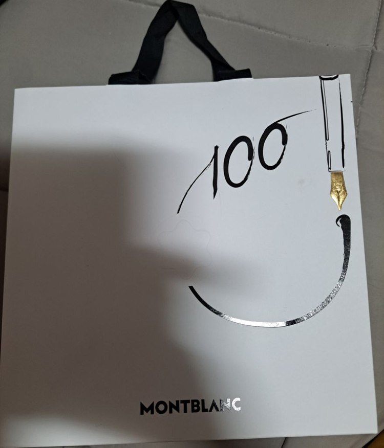 독일 명품 MONTBLANC 몽블랑 골드 리버서블 벨트 이미지