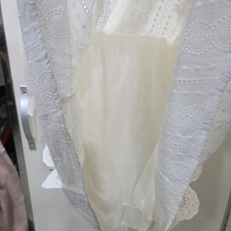 마쥬 화이트 레이스 원피스 새 제품 이미지