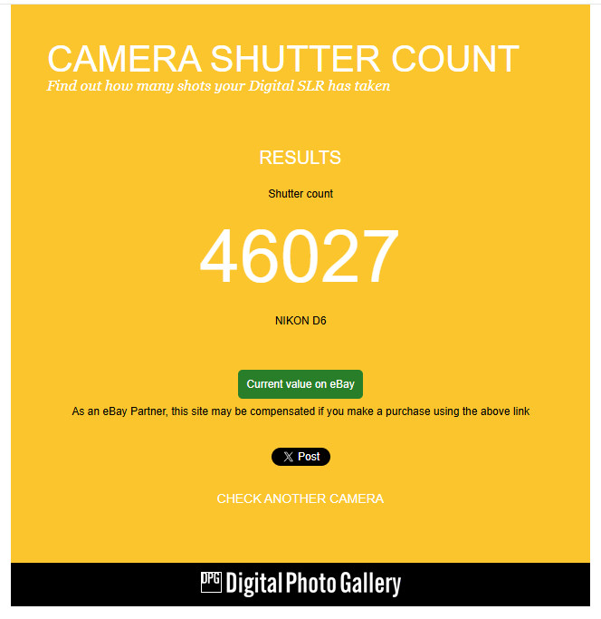 니콘 D6 풀프레임 DSLR 카메라 이미지